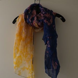Gold and Purple scarf